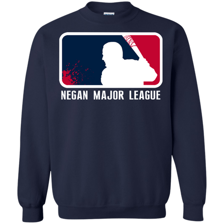 Sweatshirts Navy / Small Negan Mayor League Crewneck Sweatshirt