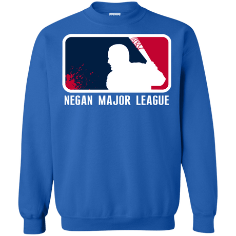 Sweatshirts Royal / Small Negan Mayor League Crewneck Sweatshirt