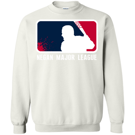 Sweatshirts White / Small Negan Mayor League Crewneck Sweatshirt