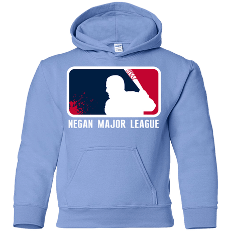 Sweatshirts Carolina Blue / YS Negan Mayor League Youth Hoodie