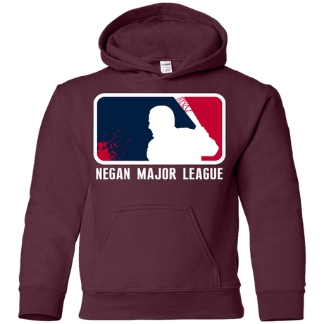 Sweatshirts Maroon / YS Negan Mayor League Youth Hoodie