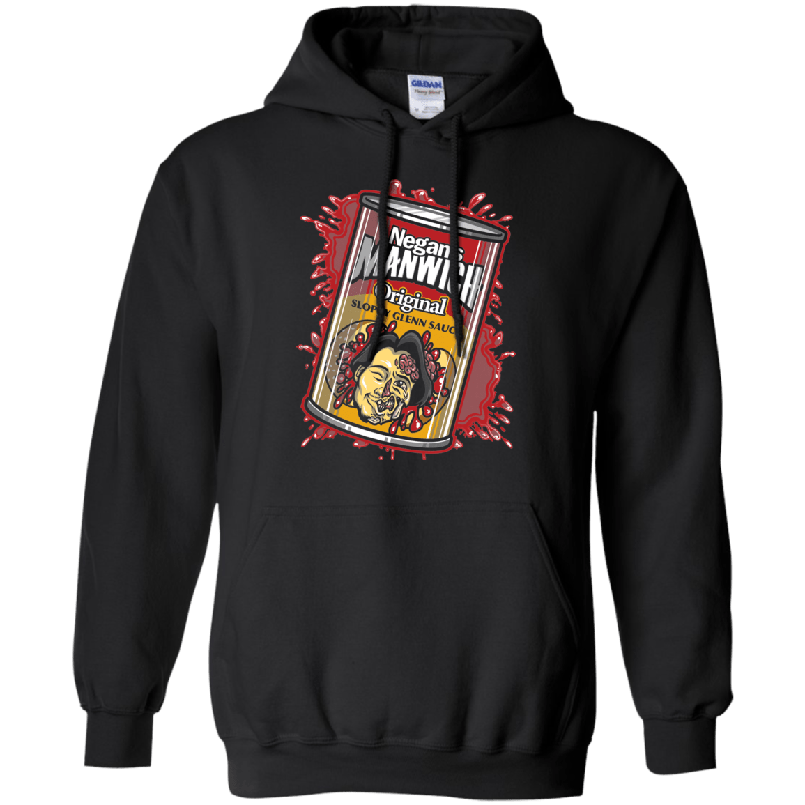 Sweatshirts Black / Small Negans Manwich Pullover Hoodie