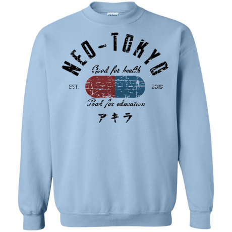 Sweatshirts Light Blue / Small Neo Tokyo Crewneck Sweatshirt