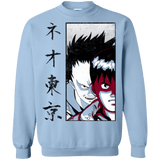 Sweatshirts Light Blue / Small Neo Tokyo Crewneck Sweatshirt