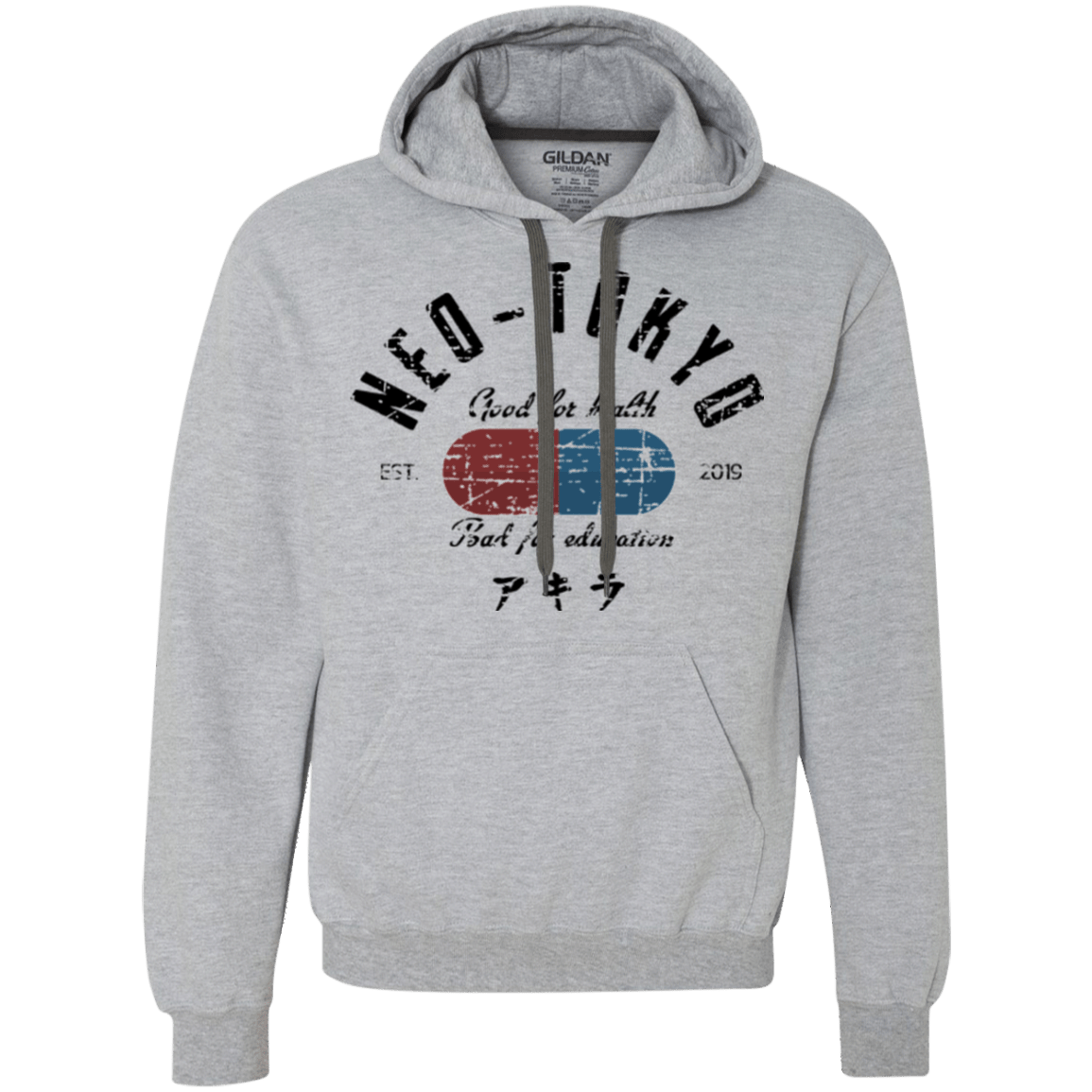Sweatshirts Sport Grey / Small Neo Tokyo Premium Fleece Hoodie