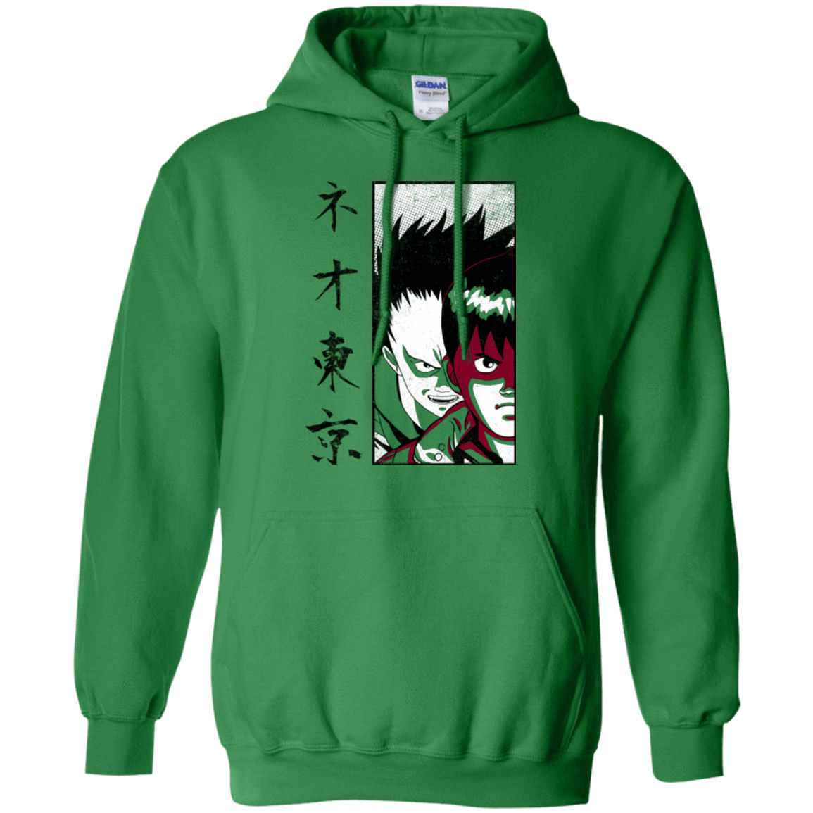 Sweatshirts Irish Green / Small Neo Tokyo Pullover Hoodie