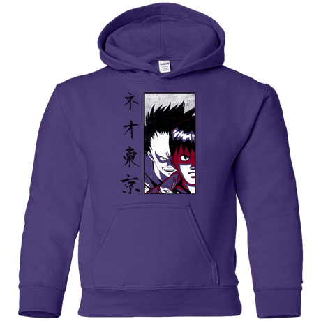 Sweatshirts Purple / YS Neo Tokyo Youth Hoodie