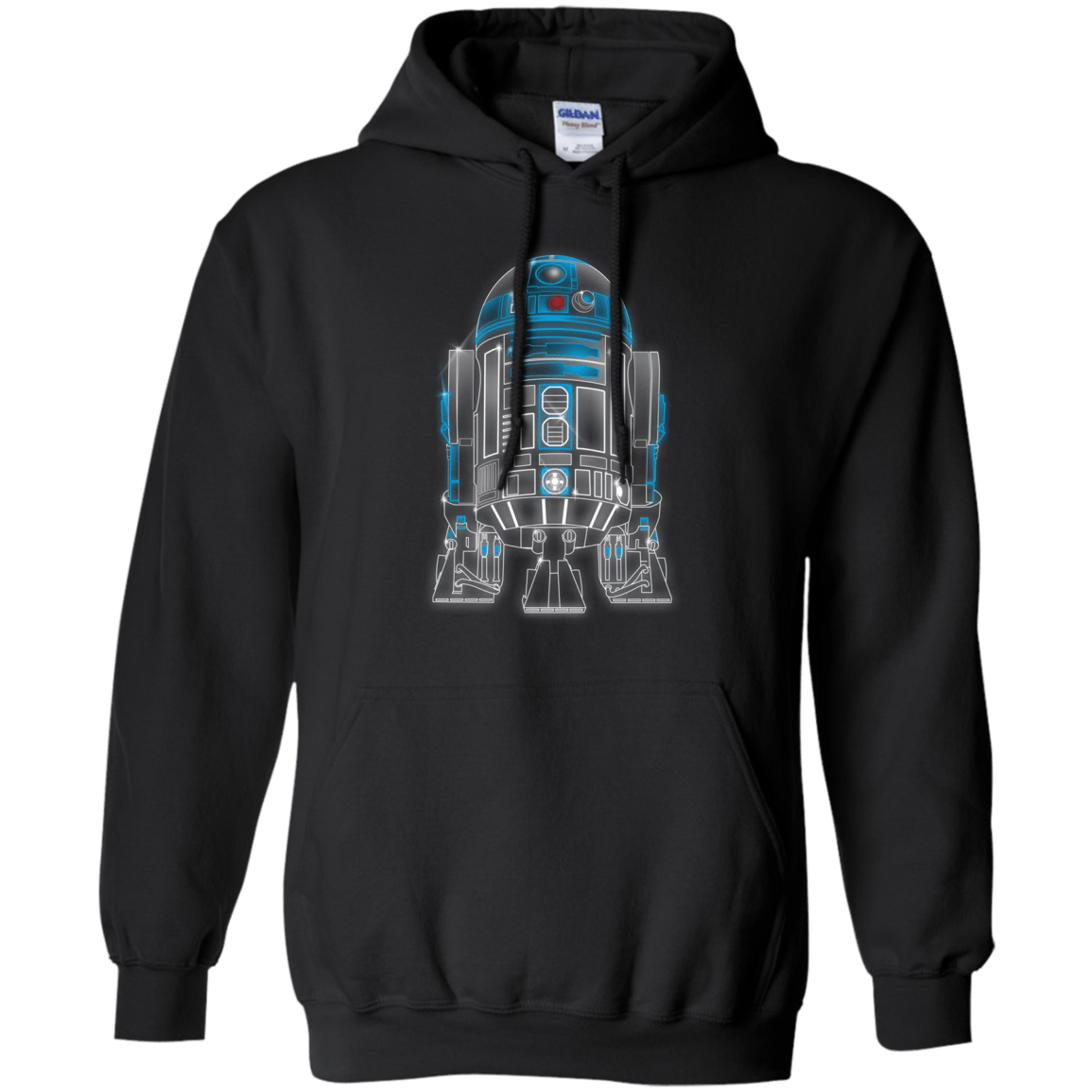 Sweatshirts Black / Small Neon Droid Pullover Hoodie