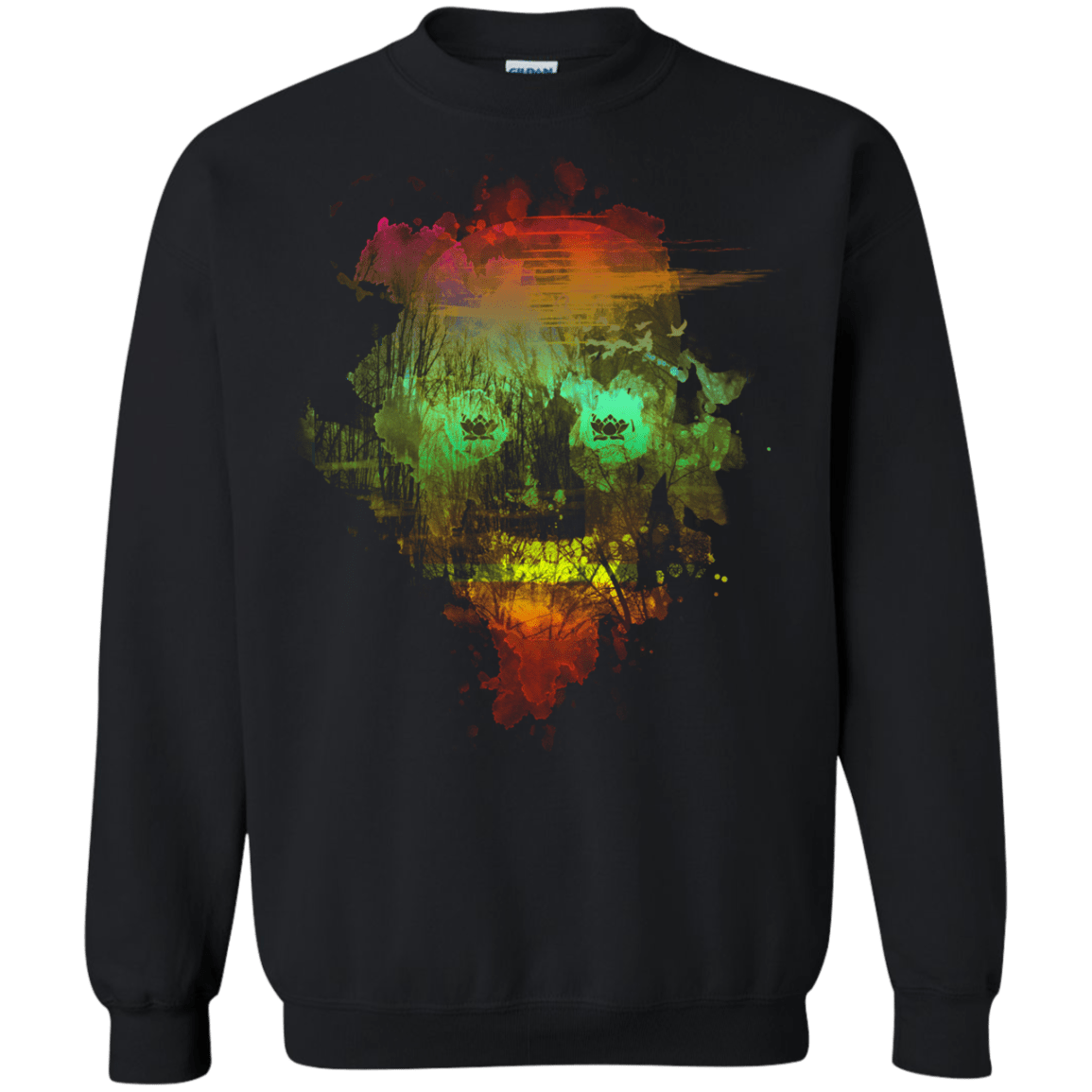 Neon Skully Crewneck Sweatshirt