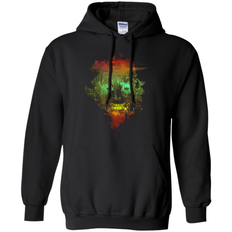 Sweatshirts Black / S Neon Skully Pullover Hoodie