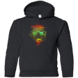 Sweatshirts Black / YS Neon Skully Youth Hoodie