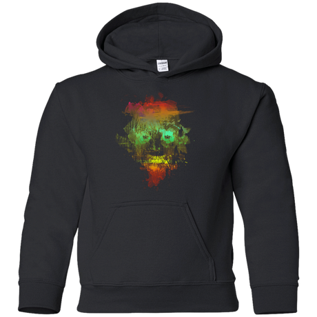 Sweatshirts Black / YS Neon Skully Youth Hoodie