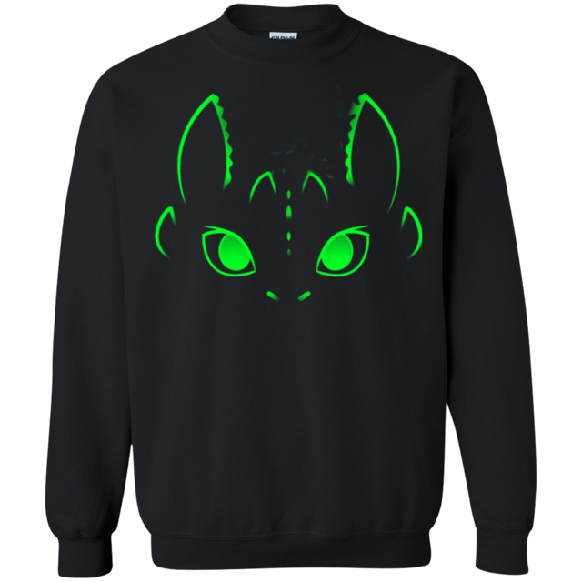 Sweatshirts Black / Small Neon Toothless Crewneck Sweatshirt