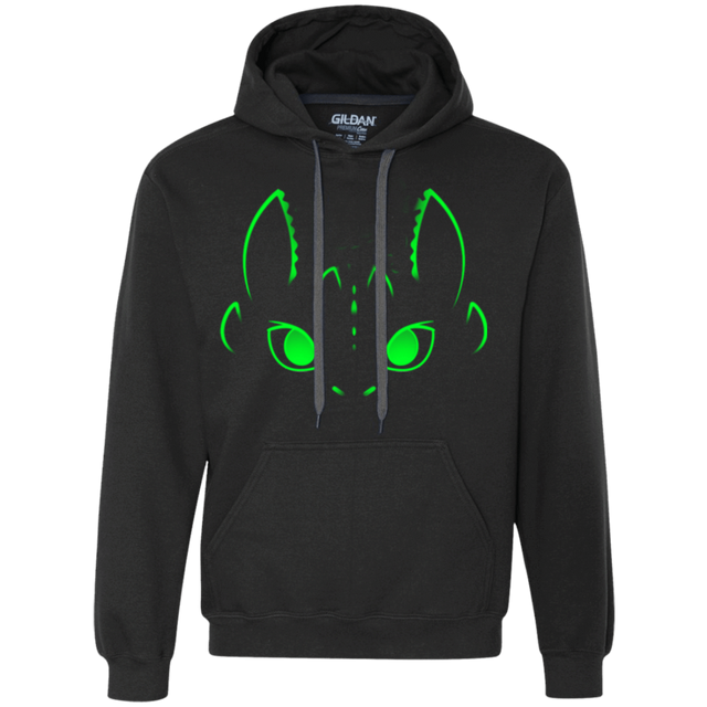 Sweatshirts Black / Small Neon Toothless Premium Fleece Hoodie