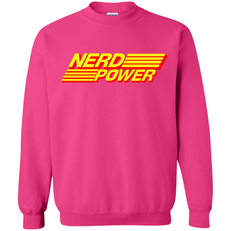 Sweatshirts Heliconia / S Nerd Power Crewneck Sweatshirt