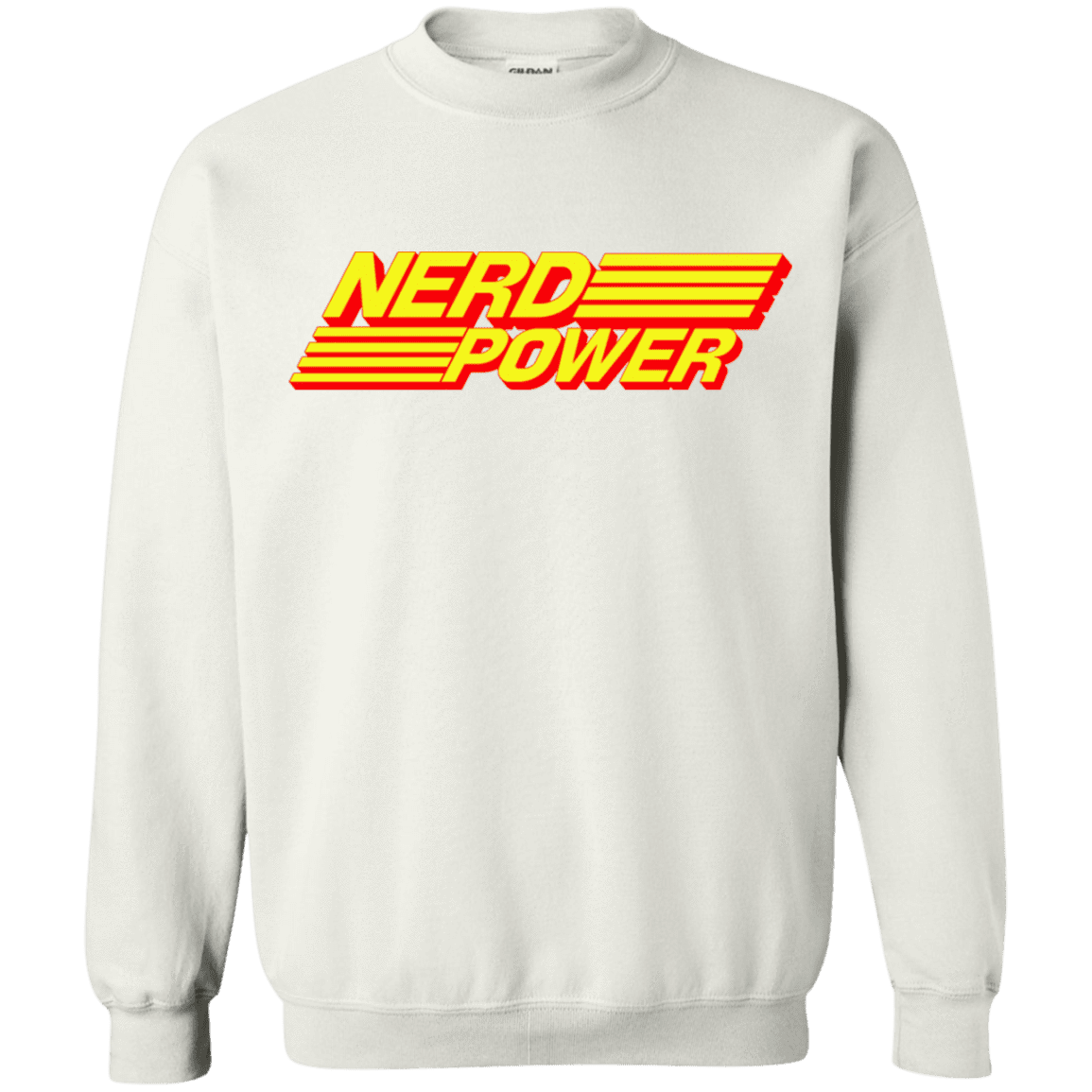 Sweatshirts White / S Nerd Power Crewneck Sweatshirt