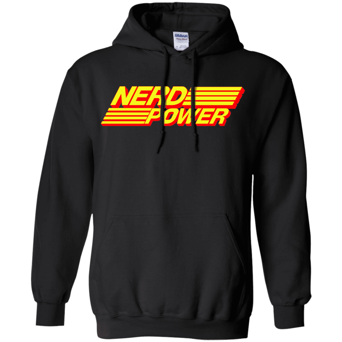 Sweatshirts Black / S Nerd Power Pullover Hoodie