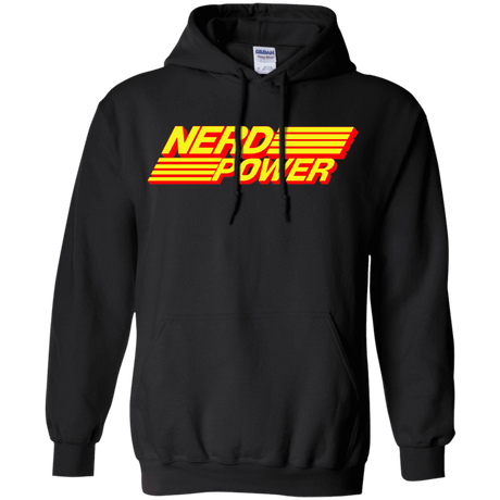 Sweatshirts Black / S Nerd Power Pullover Hoodie