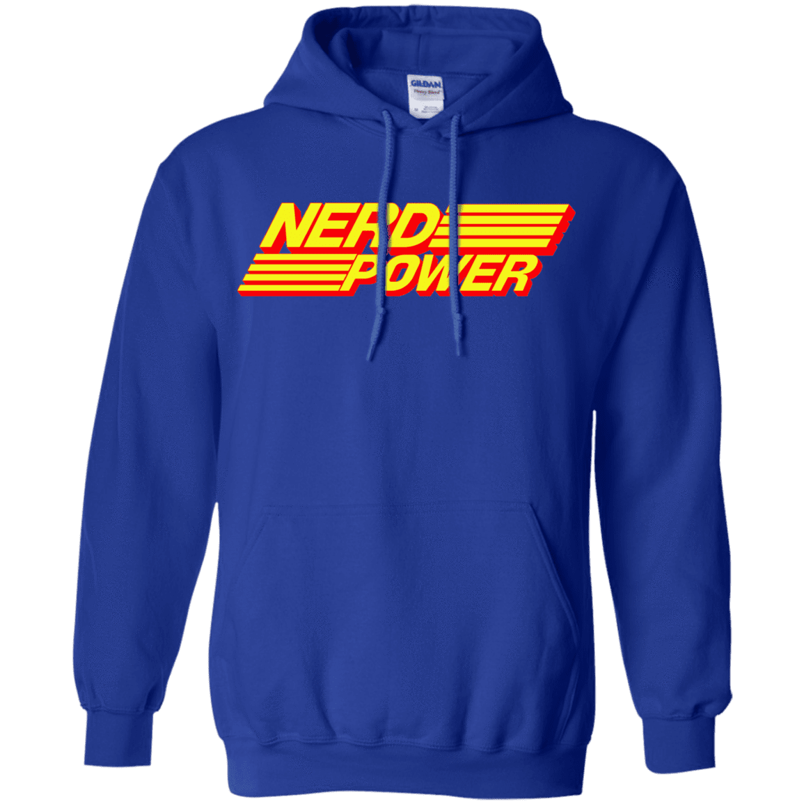 Sweatshirts Royal / S Nerd Power Pullover Hoodie