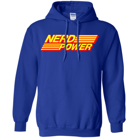 Sweatshirts Royal / S Nerd Power Pullover Hoodie