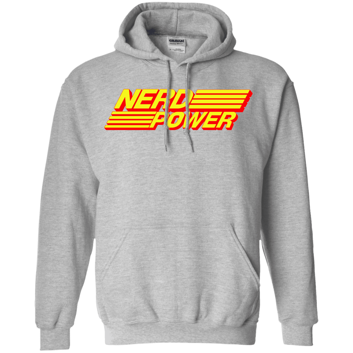 Sweatshirts Sport Grey / S Nerd Power Pullover Hoodie