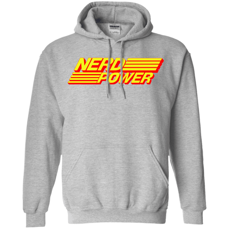 Sweatshirts Sport Grey / S Nerd Power Pullover Hoodie