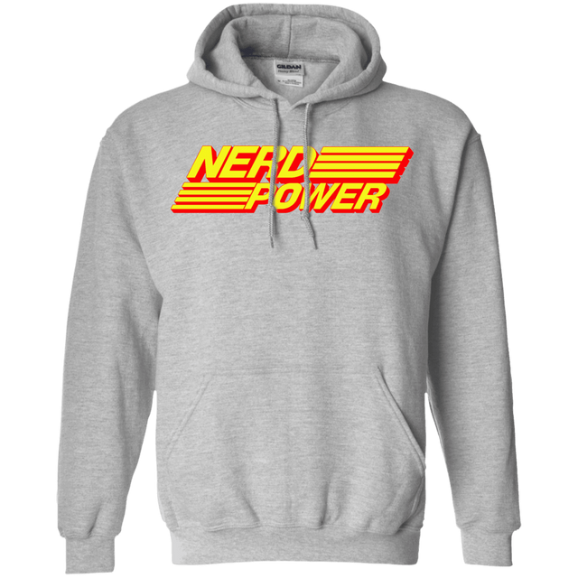 Sweatshirts Sport Grey / S Nerd Power Pullover Hoodie