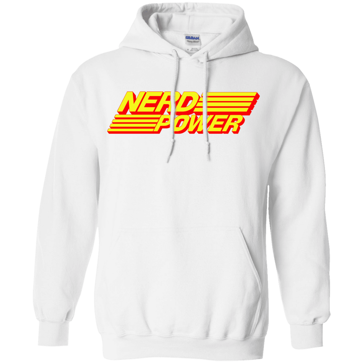 Sweatshirts White / S Nerd Power Pullover Hoodie