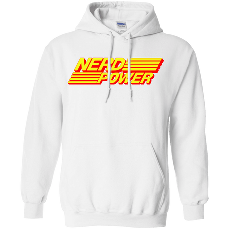 Sweatshirts White / S Nerd Power Pullover Hoodie