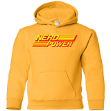 Sweatshirts Gold / YS Nerd Power Youth Hoodie
