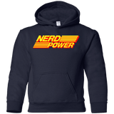 Sweatshirts Navy / YS Nerd Power Youth Hoodie