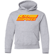 Sweatshirts Sport Grey / YS Nerd Power Youth Hoodie