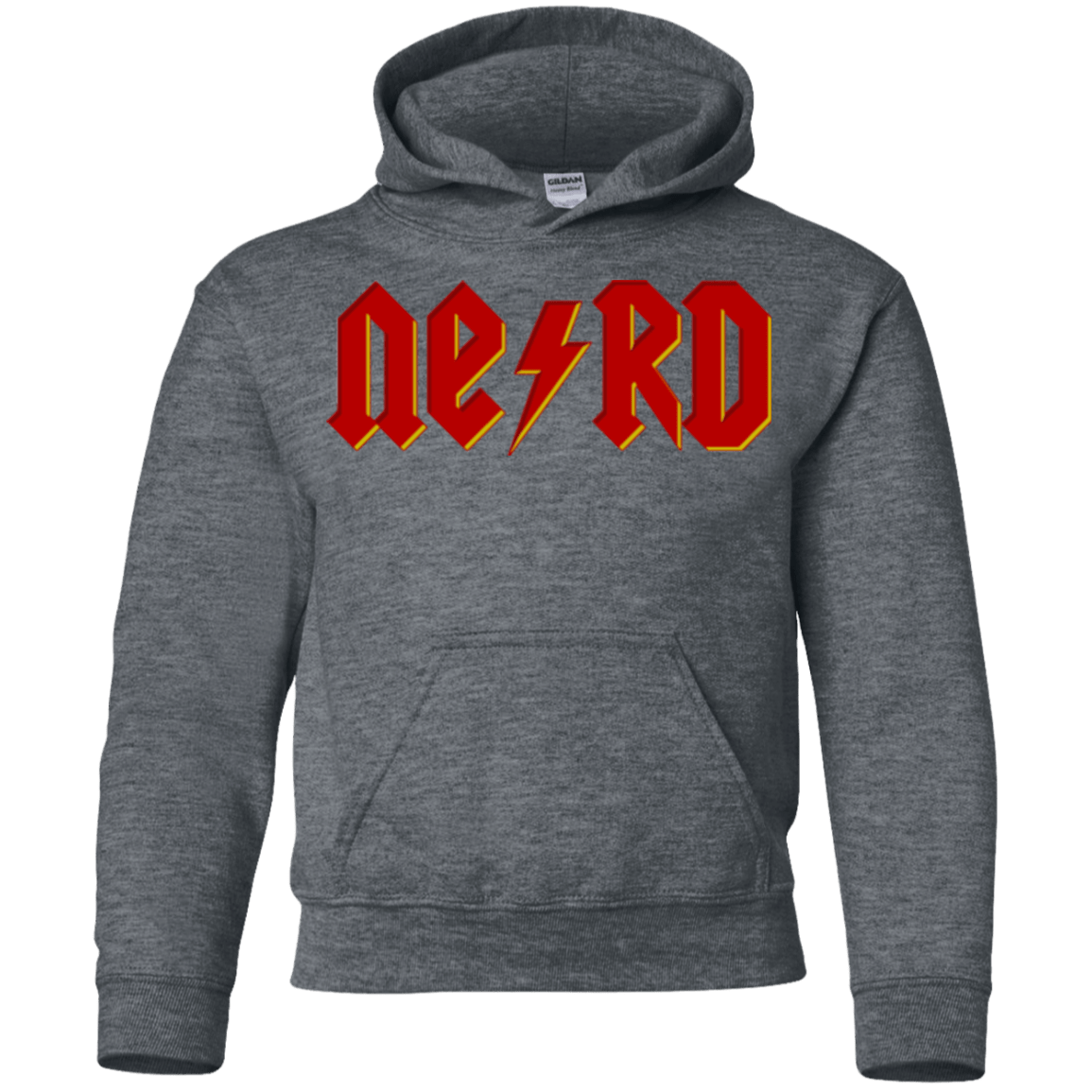 Sweatshirts Dark Heather / YS NERD Youth Hoodie