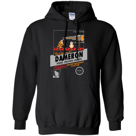 Sweatshirts Black / S NES 8Bit Dameron Pullover Hoodie