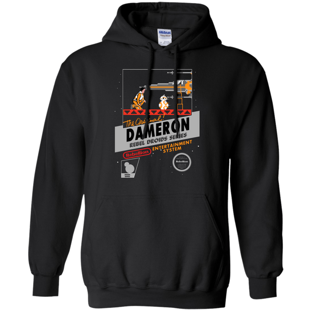 Sweatshirts Black / S NES 8Bit Dameron Pullover Hoodie