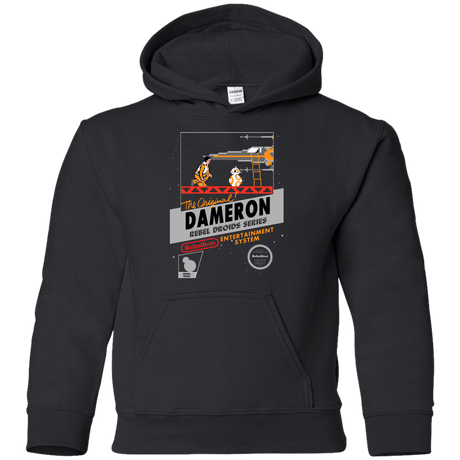 Sweatshirts Black / YS NES 8Bit Dameron Youth Hoodie