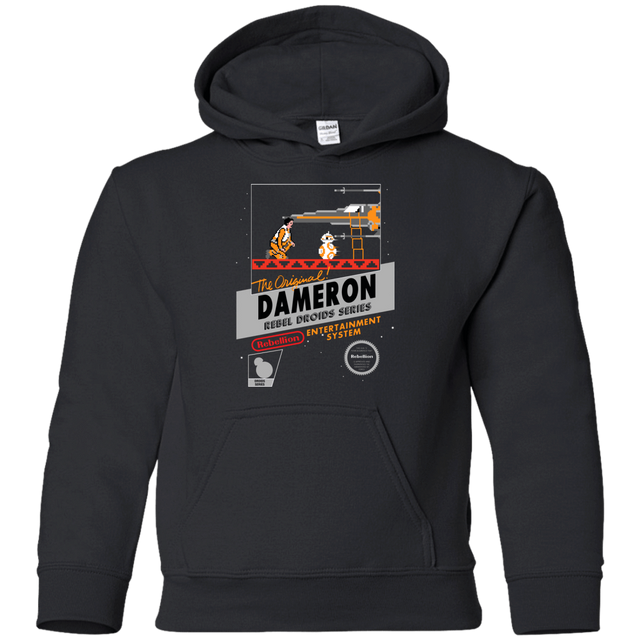 Sweatshirts Black / YS NES 8Bit Dameron Youth Hoodie