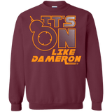 Sweatshirts Maroon / S NES On Like Dameron Crewneck Sweatshirt