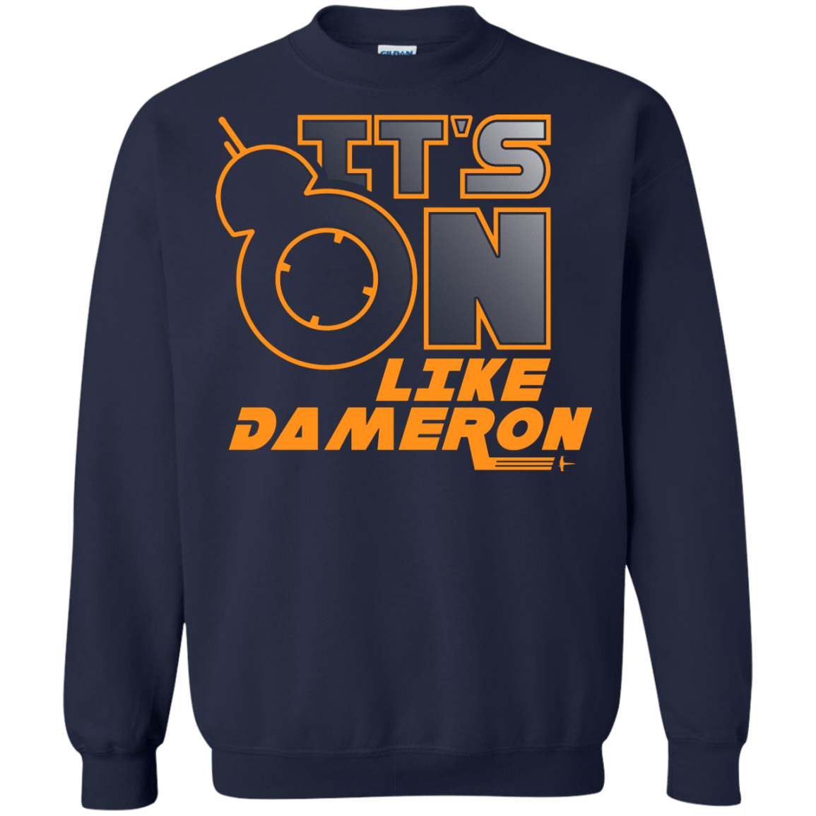 Sweatshirts Navy / S NES On Like Dameron Crewneck Sweatshirt