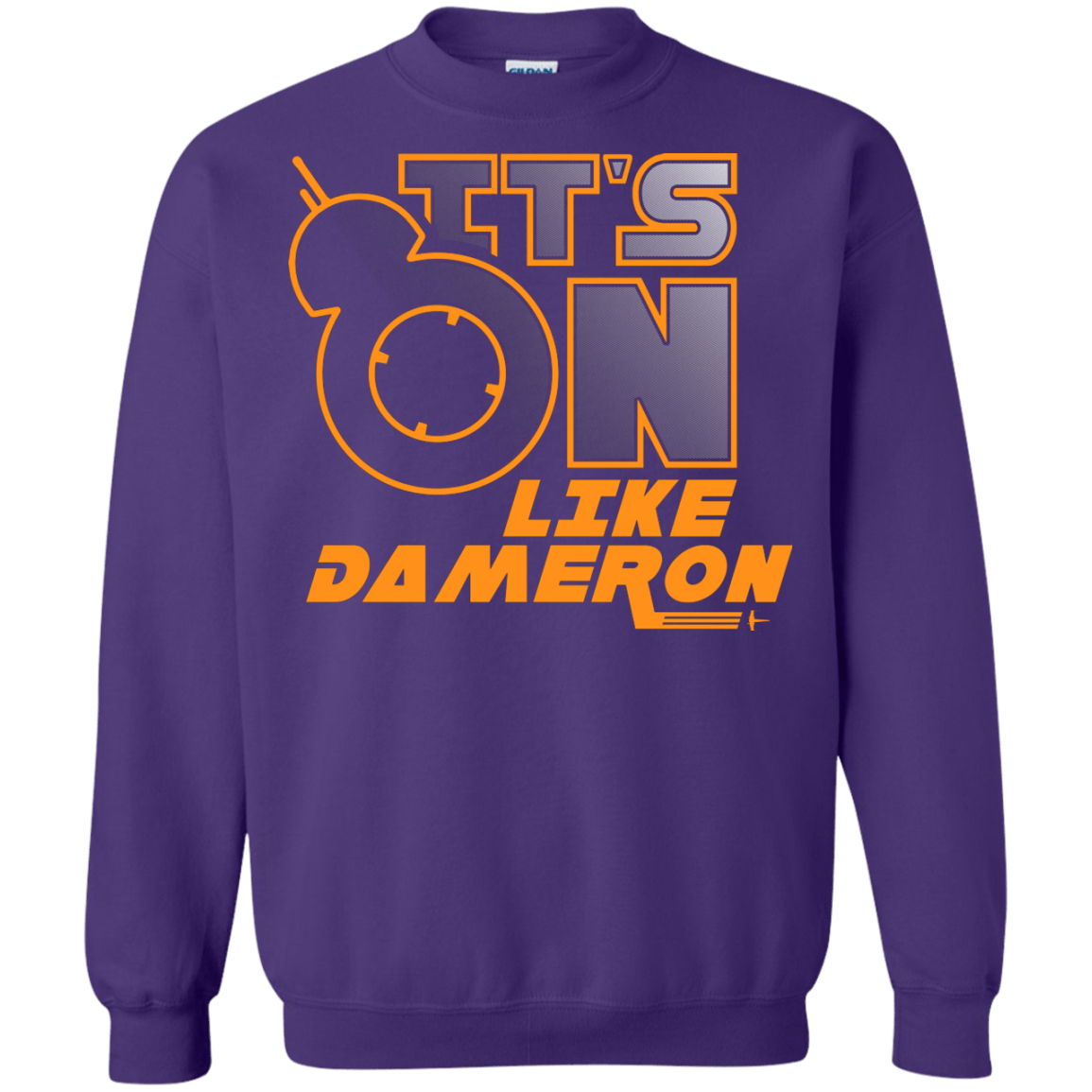 Sweatshirts Purple / S NES On Like Dameron Crewneck Sweatshirt