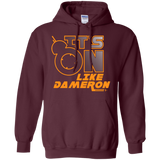 Sweatshirts Maroon / S NES On Like Dameron Pullover Hoodie