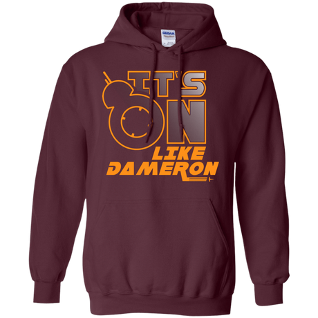 Sweatshirts Maroon / S NES On Like Dameron Pullover Hoodie
