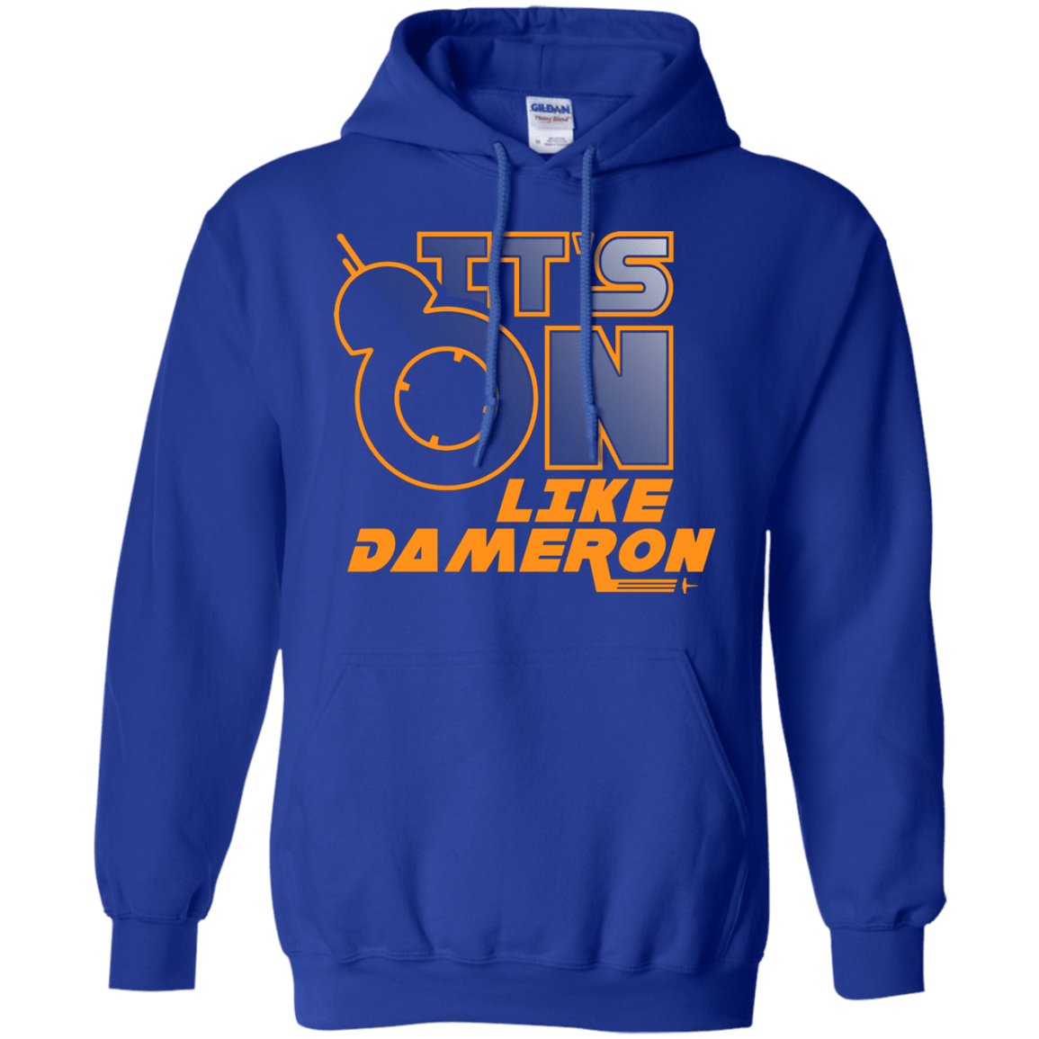Sweatshirts Royal / S NES On Like Dameron Pullover Hoodie