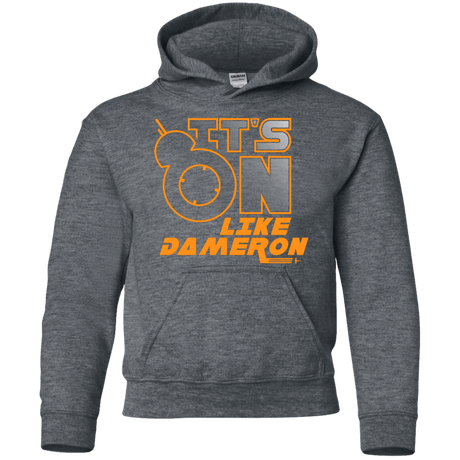 Sweatshirts Dark Heather / YS NES On Like Dameron Youth Hoodie