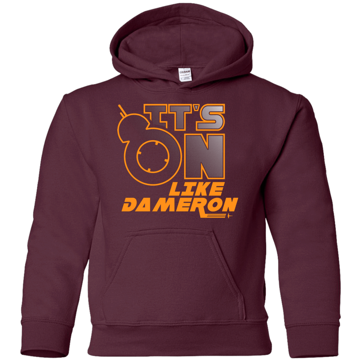 Sweatshirts Maroon / YS NES On Like Dameron Youth Hoodie