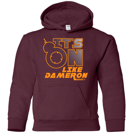 Sweatshirts Maroon / YS NES On Like Dameron Youth Hoodie