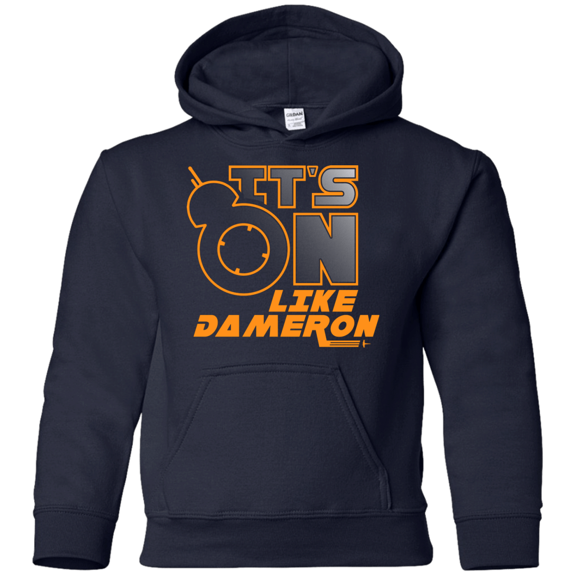 Sweatshirts Navy / YS NES On Like Dameron Youth Hoodie