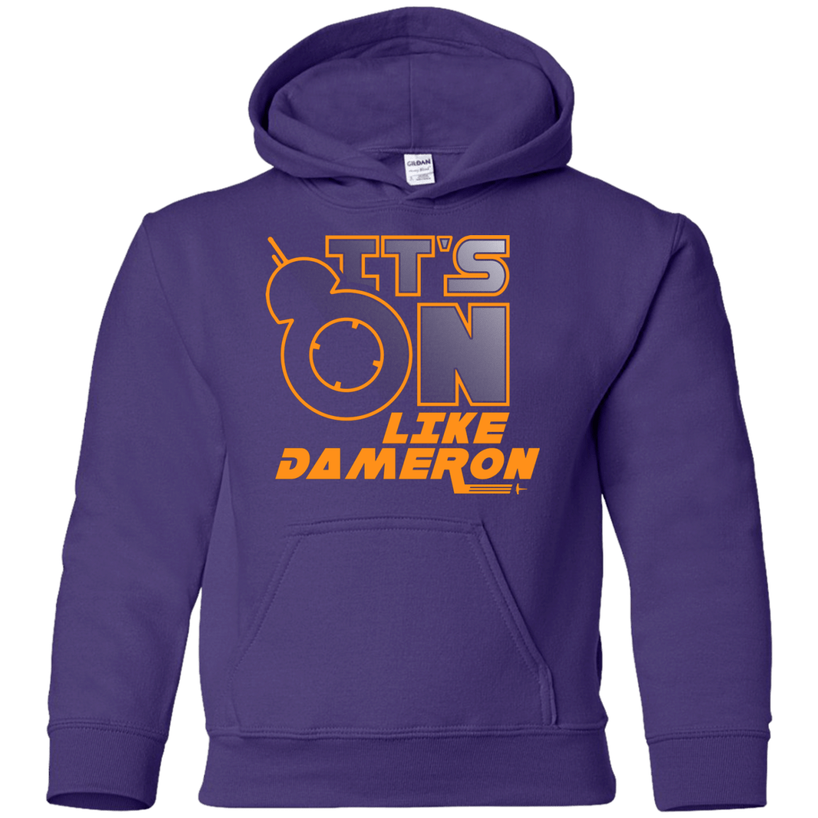 Sweatshirts Purple / YS NES On Like Dameron Youth Hoodie