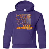 Sweatshirts Purple / YS NES On Like Dameron Youth Hoodie