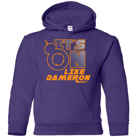 Sweatshirts Purple / YS NES On Like Dameron Youth Hoodie